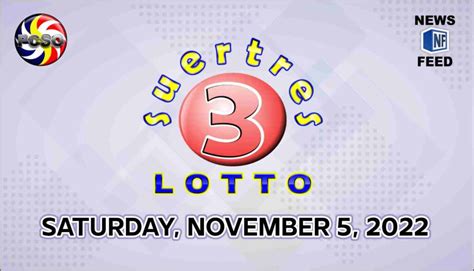 SWERTRES RESULT, Saturday, November 5, 2022 – .